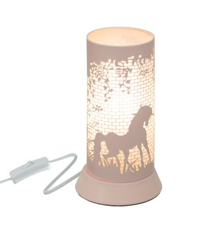 Lampička s dekorací koně