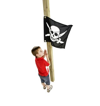 Vlajka na dětské hřiště Pirát