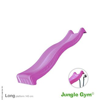 Jungle Gym skluzavka dlouhá s přípojkou pro vodu fialová