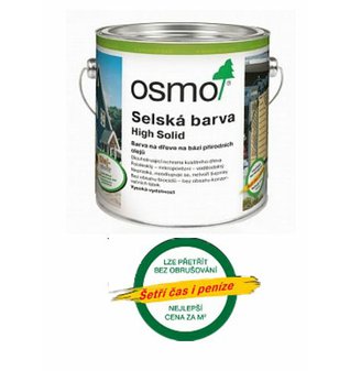 Ochranná barva OSMO ( 2101 Sels.Bílá)  0,75 L