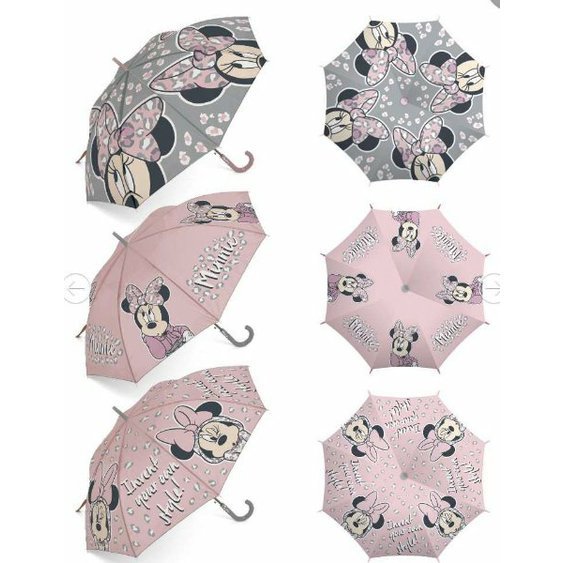 Deštník Minnie Mouse > varianta růžovo-š