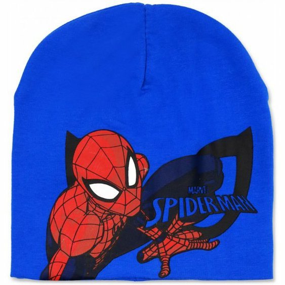 Čepice Spiderman > varianta tm. modrá >