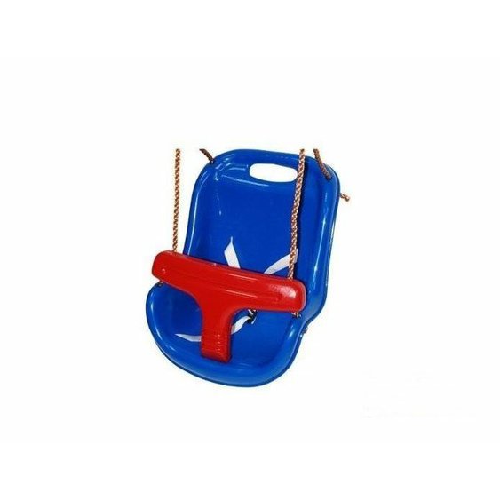dětská houpačka Baby Seat v modro-červeném provedení
