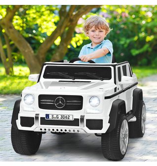 Dětské autíčko s dálkovým ovládáním  - Bílá