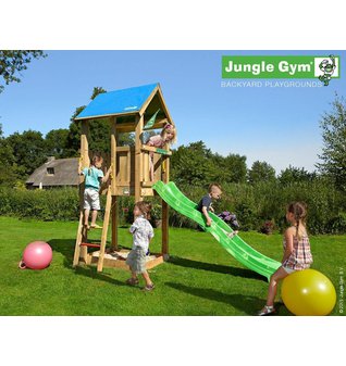 Dětské hřiště Jungle Gym Castle se skluzavkou
