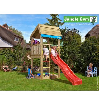Dětské hřiště Jungle Gym Home se skluzavkou
