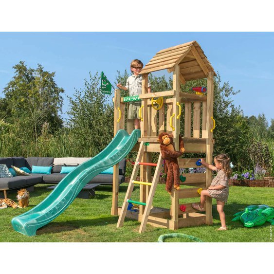 dětské hřiště Jungle Gym Safari se skluzavkou 01