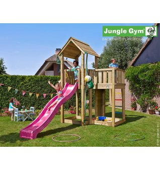 Dětské hřiště Jungle Gym Mansion se skluzavkou