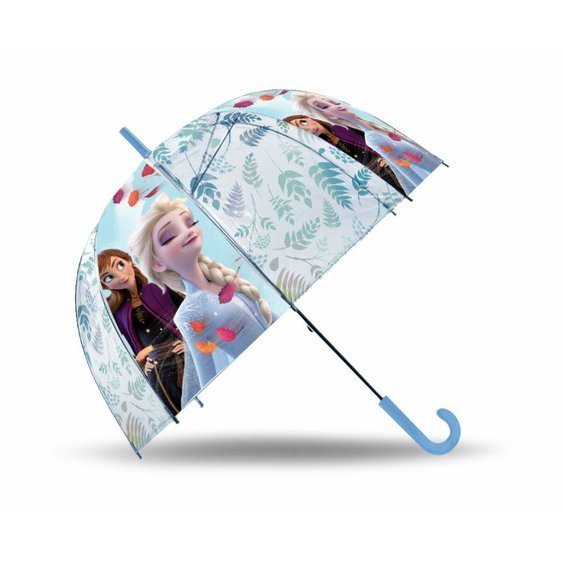 EUROSWAN Vystřelovací průhledný deštník Ledové Krá