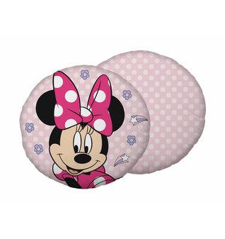Tvarovaný mikroplyšový polštářek Minnie Mouse Dots