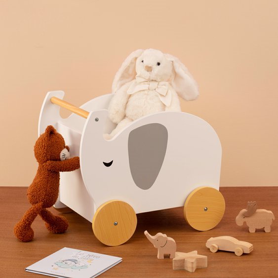 dětské vozítko s kolečky Slon