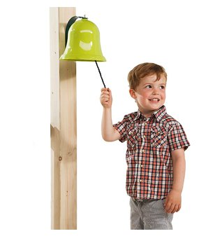 Zvonek dětský světle zelený