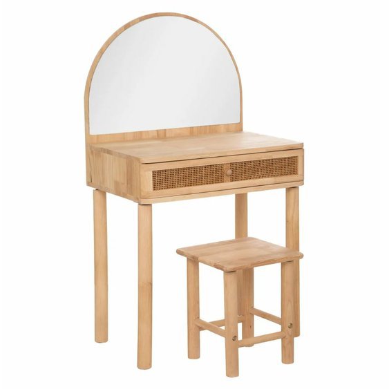 dřevěný toaletní stolek