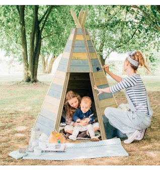 Dětské dřevěné Teepee (170cm)