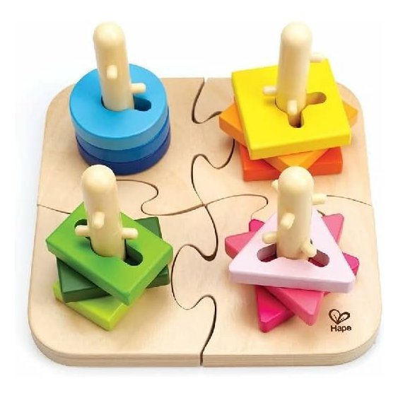 Montessori dřevěné puzzle