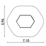 šplhací sestava hexagon 7