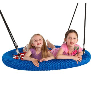 Houpačkové hnízdo lanové Rosette Nest Swing 1,0m červeno-modré