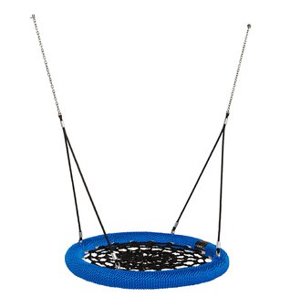 Houpačkové hnízdo lanové Rosette Nest Swing 1,0m modro-černé