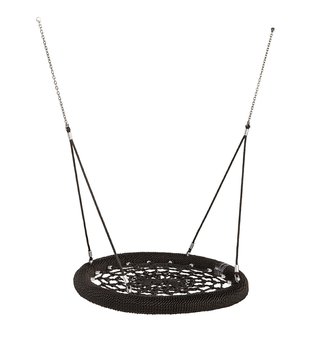 Houpačkové hnízdo lanové Rosette Nest Swing 1,0m černé