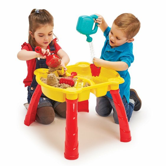 hrací stolek na písek a vodu 3v1 01