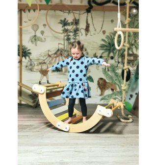 Montessori dřevěná houpačka Premium 108 cm