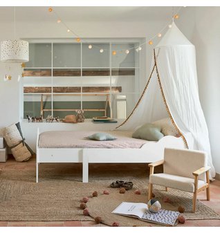Rostoucí dětská postel Montessori 90 x 140/190 cm